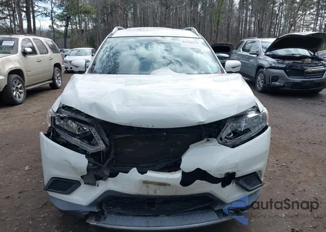 2016 Nissan Rogue S/Sl/Sv z USA, uszkodzony, nr VIN KNMAT2MT9GP717218